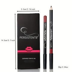12 Colors Matte Lip Liner Pencil Set Waterproof Long Lasting Velvet Lip Liners
