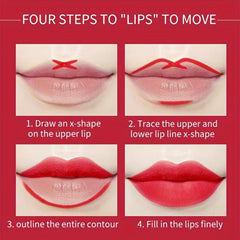 12 Colors Matte Lip Liner Pencil Set Waterproof Long Lasting Velvet Lip Liners