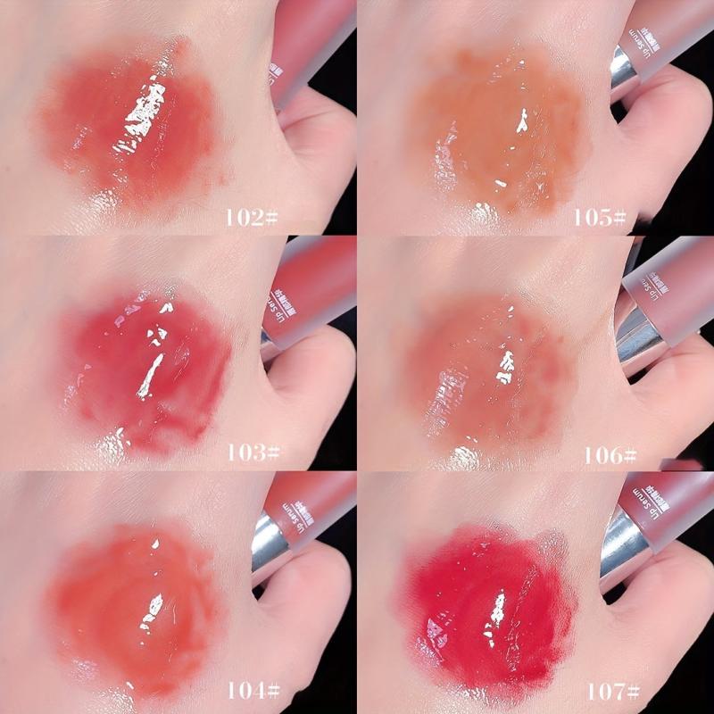 Nude Lip Care Set: Tinted Lipstick, Lip Glaze, Plumping Gloss & Honey Lip Mirror