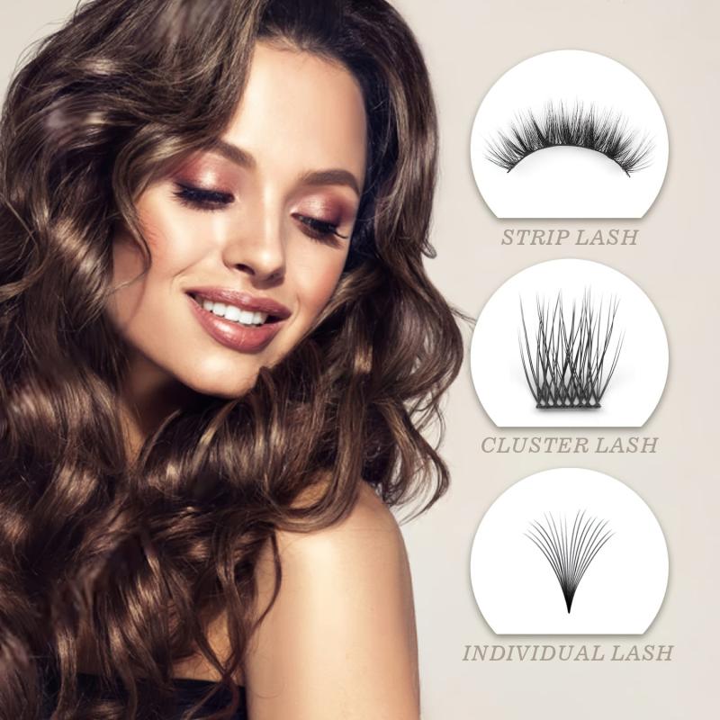 Dual-Ended Eyelash Glue for DIY Extensions