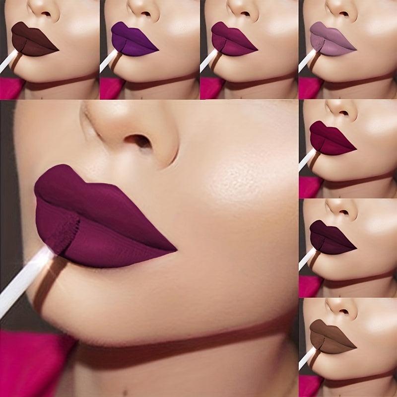 20-Color Matte Lip Glaze Long-Lasting Lipstick