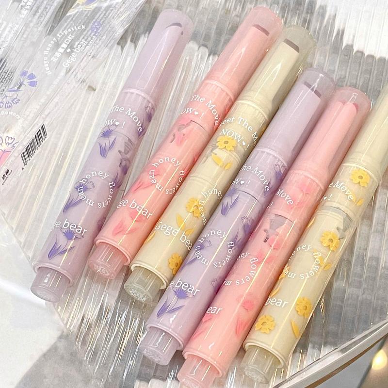 Lip Gloss Milk Tea Watermelon Lustrous Dewy Finish Plumping Moisturizing