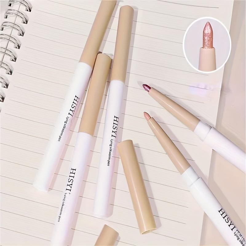 Glitter Eyeliner Pen Matte Finish Pearly Under Eye Crease Brightening Outliner