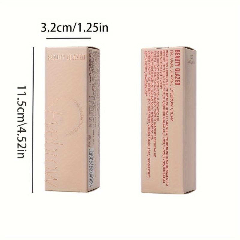 6 Colors Waterproof Eyebrow Pomade Tinted Cream With Brush