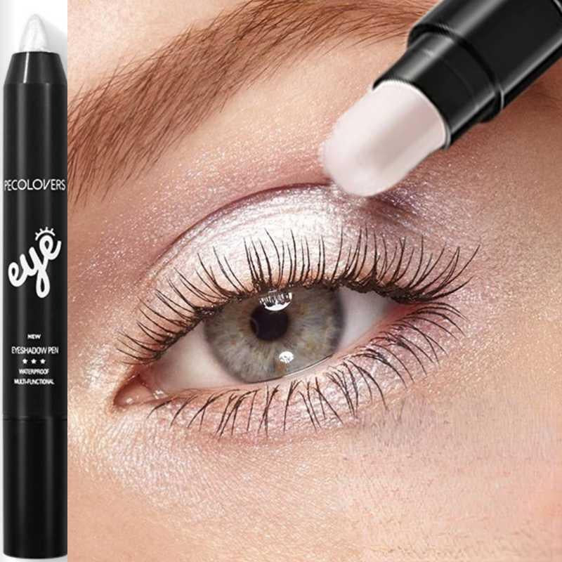 Waterproof Eyeshadow Eyeliner Pencil Glitter Matte Nude Makeup