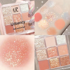 9 Colors Shimmer Matte Eyeshadow Palette Glitter Long Lasting Eye Makeup Tool