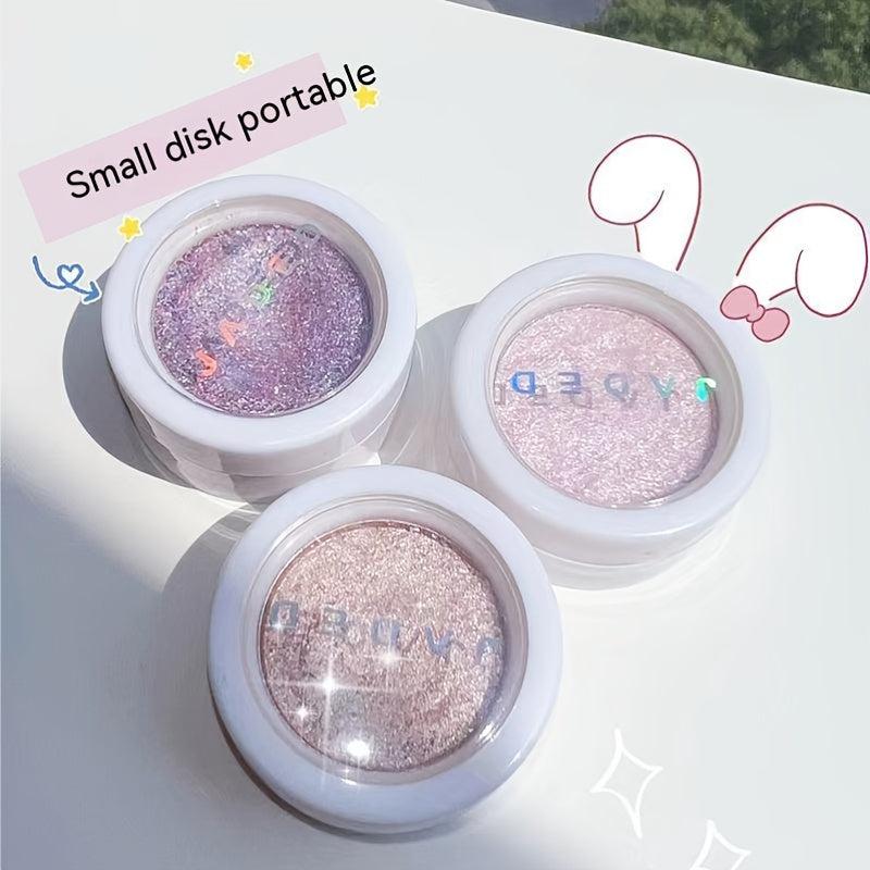 Glitter Eyeshadow Powder Sequins Pearly Highlighting Palette