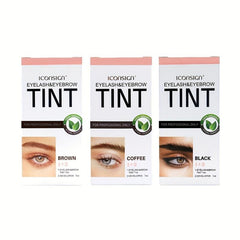 Waterproof Eyebrow Coloring Kit Long Lasting Gel Dye Set