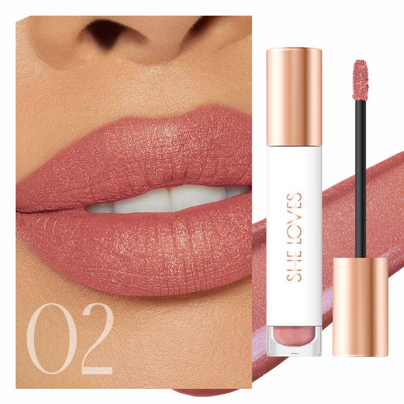 Glitter Liquid Lipsticks Matte Lip Glaze Waterproof Long Lasting Lip Gloss