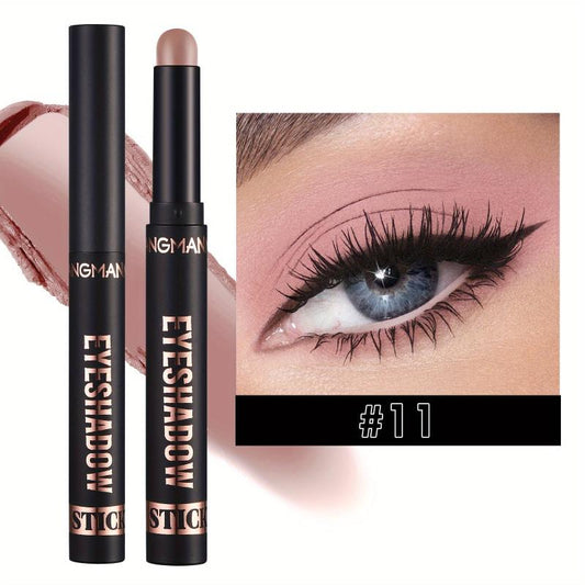8 Colors Eyeshadow Stick Pearly Matte Finish Waterproof