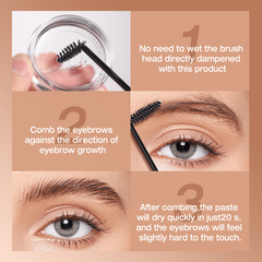 Clear Eyebrow Gel Waterproof Brow Styling Wax