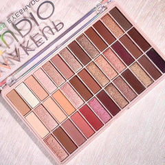 Multicolor Eyeshadow Palette High Pigmented Brown Nude Waterproof Sweat Proof