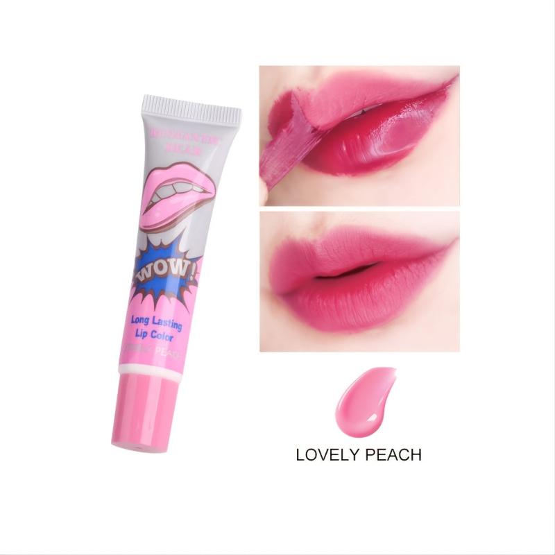 6 Colors Lip Tint Peel Off Set Long Lasting Waterproof Lipstick Lip Gloss