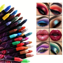 2-in-1 Waterproof Eyeshadow Stick Lip Makeup Pen