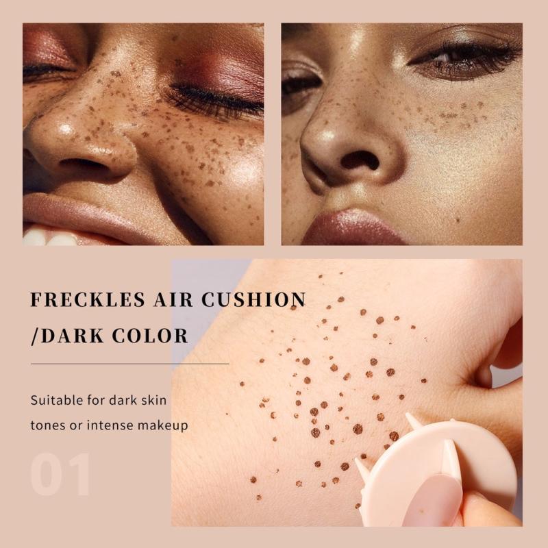 Natural Lifelike Freckle Pen Soft Brown Stamp Air Cushion Freckle Makeup