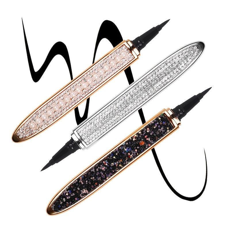 Magic Eyeliner Pen Fast Drying Self Adhesive Waterproof High Pigmented Eyeliner