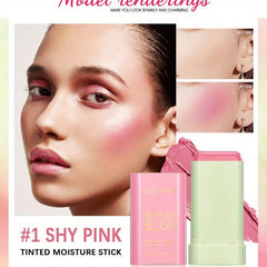 Multifunctional Blush Stick Cream - Silky Blush Rouge Red Pink