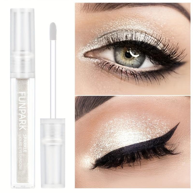 12 Colors Liquid Eyeshadow Stick Matte Shimmer Glitter Waterproof Smokey Makeup