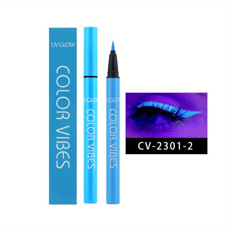 8 Colors Liquid Eyeliner Set Matte Colored UV Glow Neon Eyeliners Pen