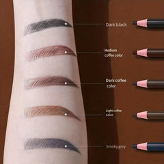 Waterproof Drawstring Eyebrow Pencil Smudge Proof Wooden Hard Refill