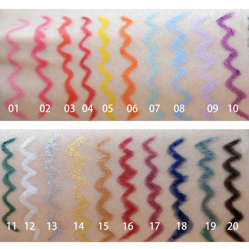 HANDAIYAN Waterproof Eye Liner Pencil Set Matte Long Lasting Eyeliners