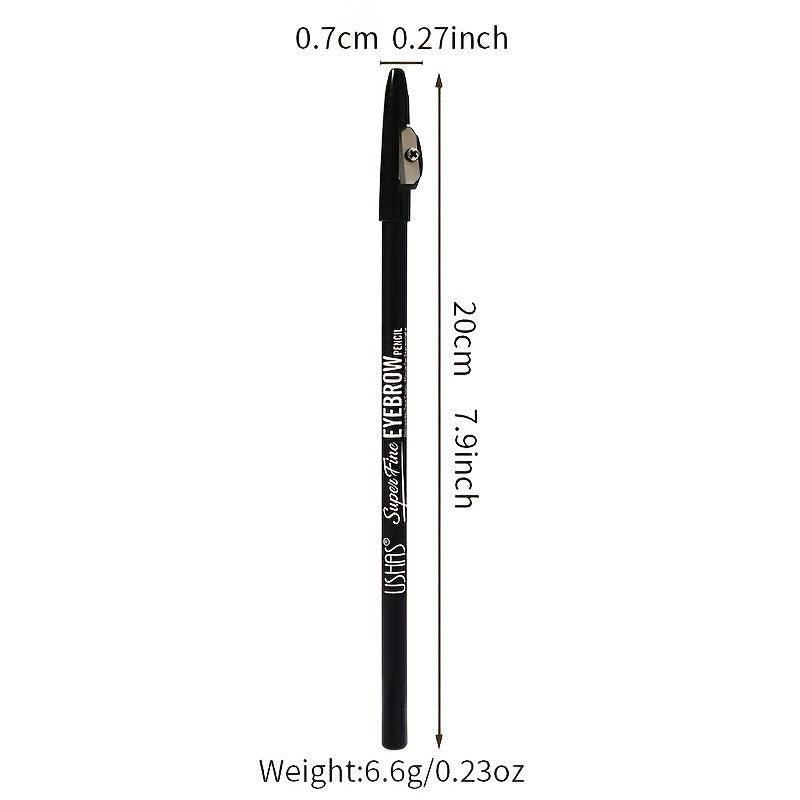 Eyebrow & Eyeliner Pencil Set with Sharpener