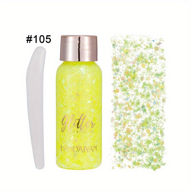 Mermaid Sequin Body Glitter Gel for Face Hair Music Party Carnival