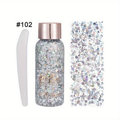 Mermaid Sequin Body Glitter Gel for Face Hair Music Party Carnival