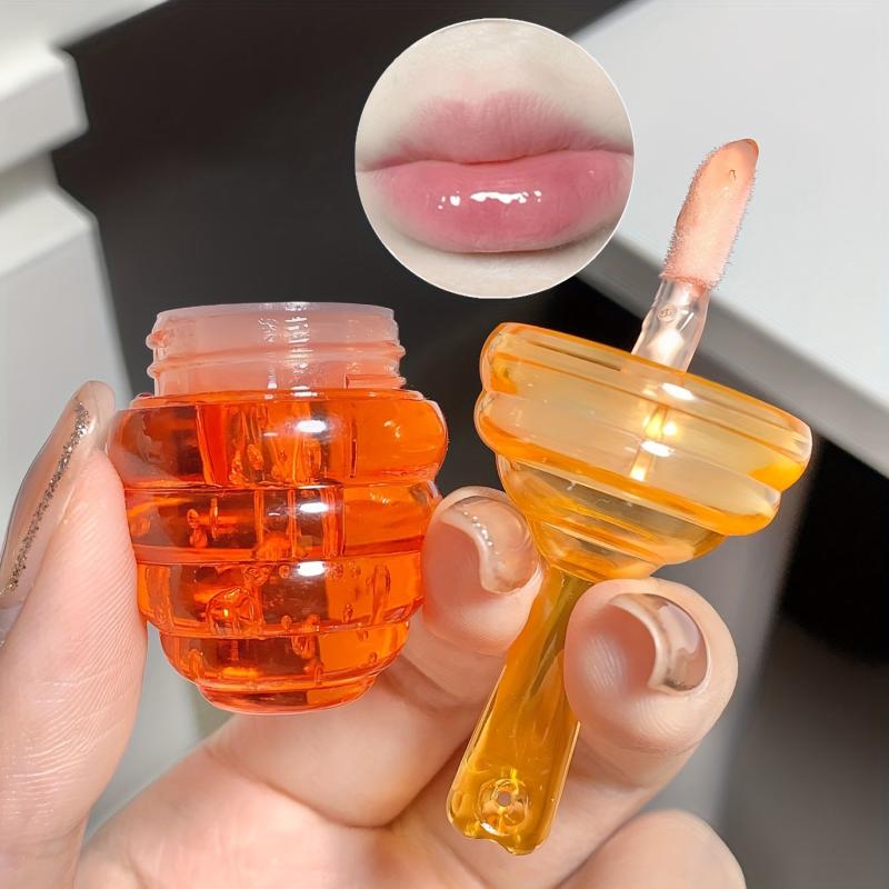 2 Packs Honey Moisturizing Lipstick Set Long Lasting Plumper Lightening Lip Line