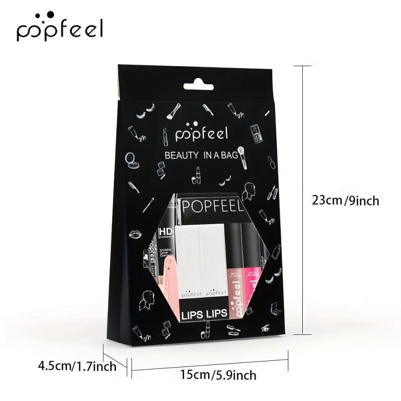 Makeup Gift Bag Eyeshadow Lipstick Lip Gloss Concealer Eyebrow Pen