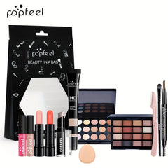 Makeup Gift Bag Eyeshadow Lipstick Lip Gloss Concealer Eyebrow Pen