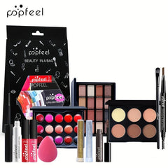 Makeup Gift Bag Eyeshadow Lipstick Lip Gloss Concealer Eyebrow Pen