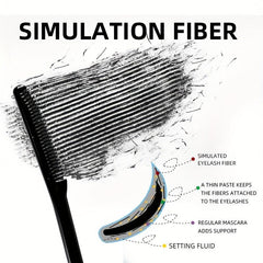 Brown Volume Lengthening Waterproof Fiber Mascara
