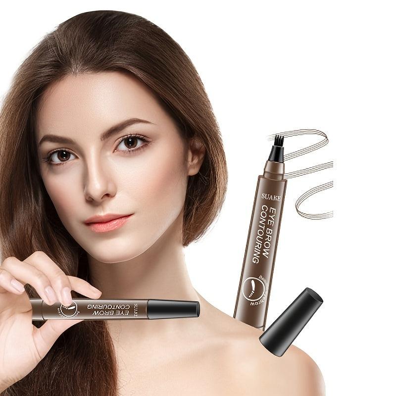 Waterproof Gray Brown Tint Eyebrow Pen Long Lasting Tattoos