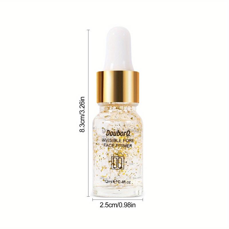 Golden Foil Sequin Makeup Primer Firming Skin Serum