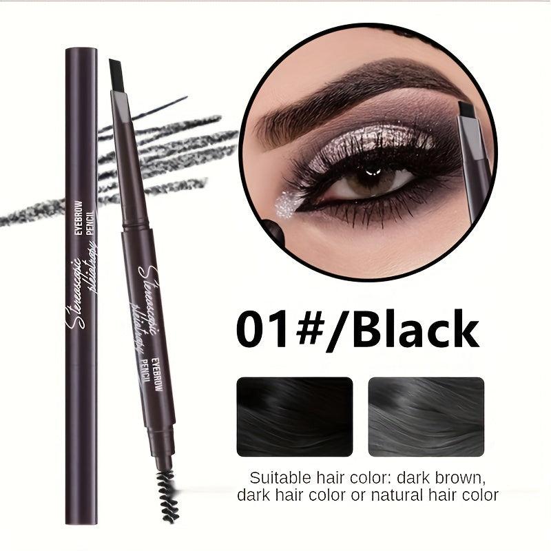 Double Headed Eyebrow Pen Long Lasting Spiral Brush