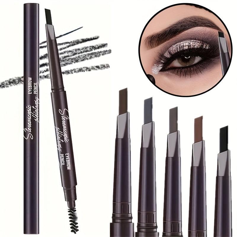Double Headed Eyebrow Pen Long Lasting Spiral Brush