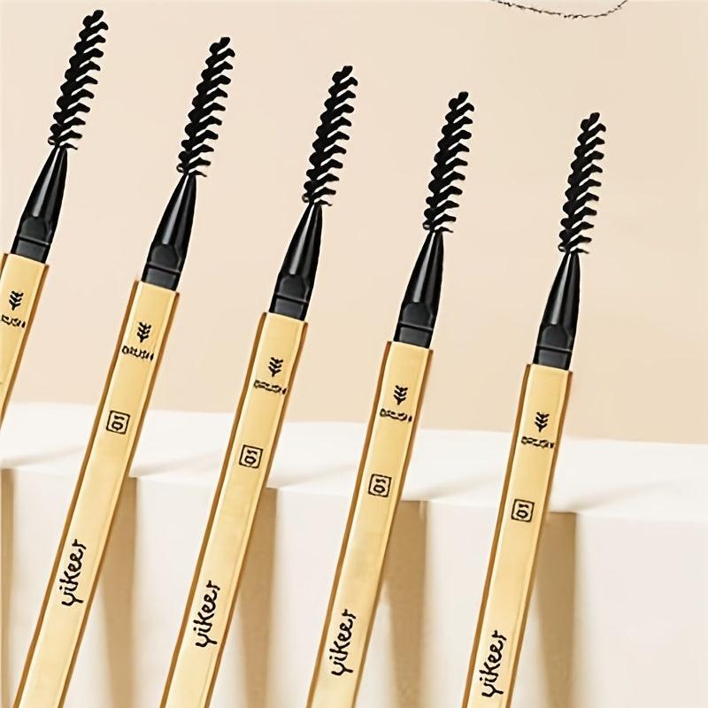Coffee Brown Eyebrow Pen Matte Finish Fine Nib Bronzing