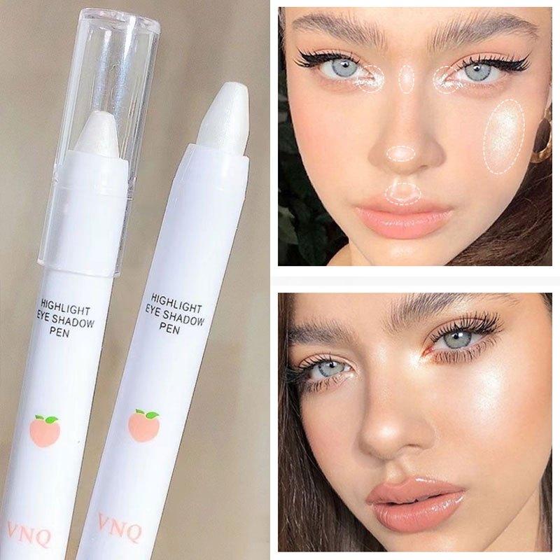 Pearly Eyeshadow Pen Highlighter for Brightening Eyelid Under Crease