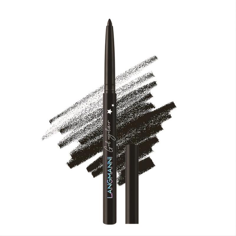 Retractable Creamy Eyeliner Pen Waterproof Smudge Proof Brown