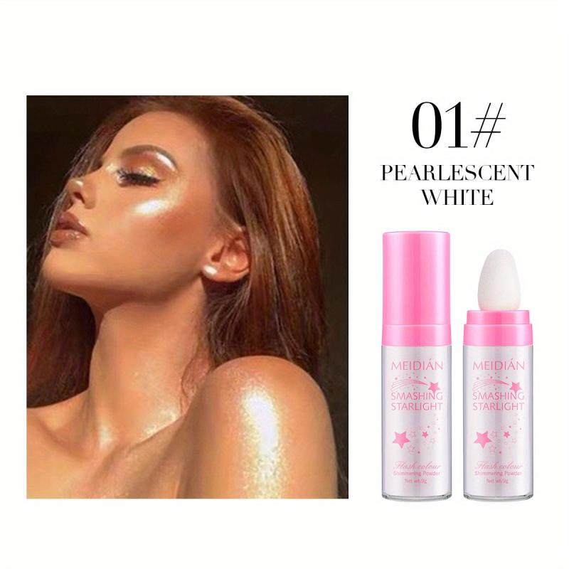 Glitter Highlighter Powder Illuminator Makeup for Fairy Glow