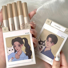 5 Pcs Matte Velvet Lip Glaze Long Lasting Waterproof Lipstick