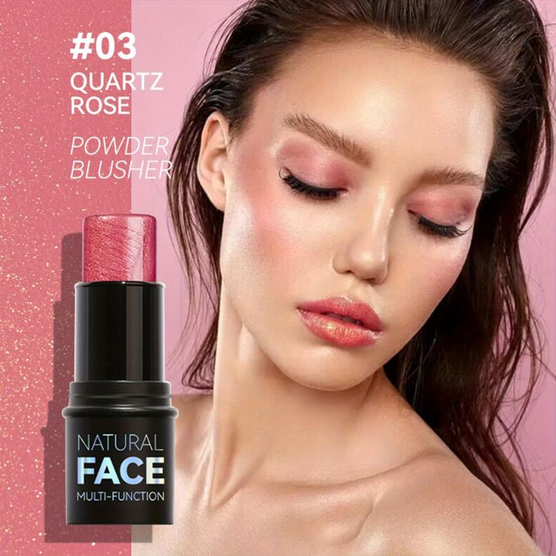 Matte Creamy Highlighter Stick for Face Blush Waterproof Long Lasting