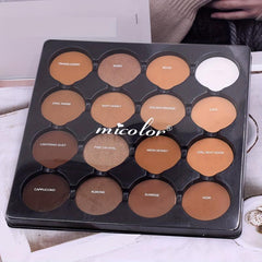 16 Colors Contouring Powder Highlighter Shadow Palette