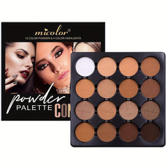 16 Colors Contouring Powder Highlighter Shadow Palette