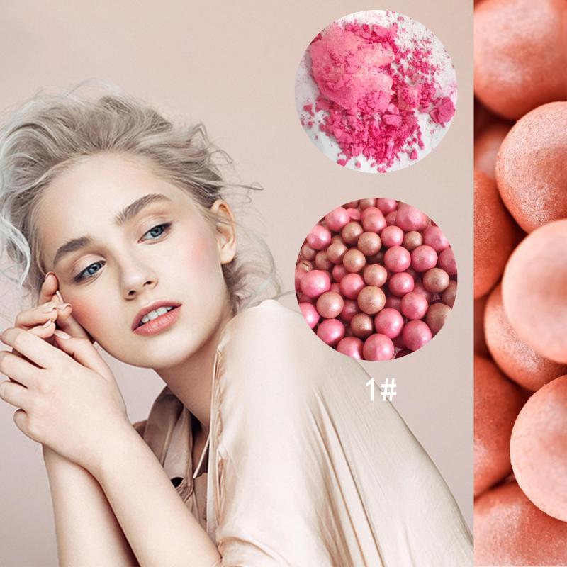 4 Colors Blusher Ball Matte Makeup Long Lasting Lightweight Natural Nude Makeup