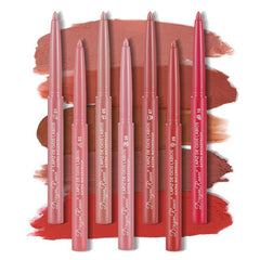 12 Colors Lip Liner Pencil Vegan 24 Hr Long Wear Waterproof Smudge Resistant