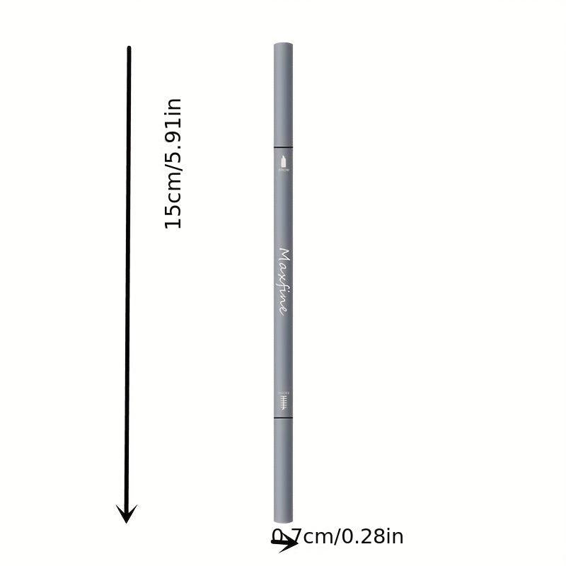 Waterproof Sweatproof Brown Liquid Eyebrow Pen Ultra Slim