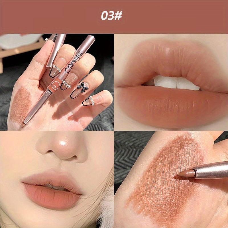 6 Colors Lip Liner Pencil Waterproof Long Lasting Non Smudge Pen Red Eyeliner