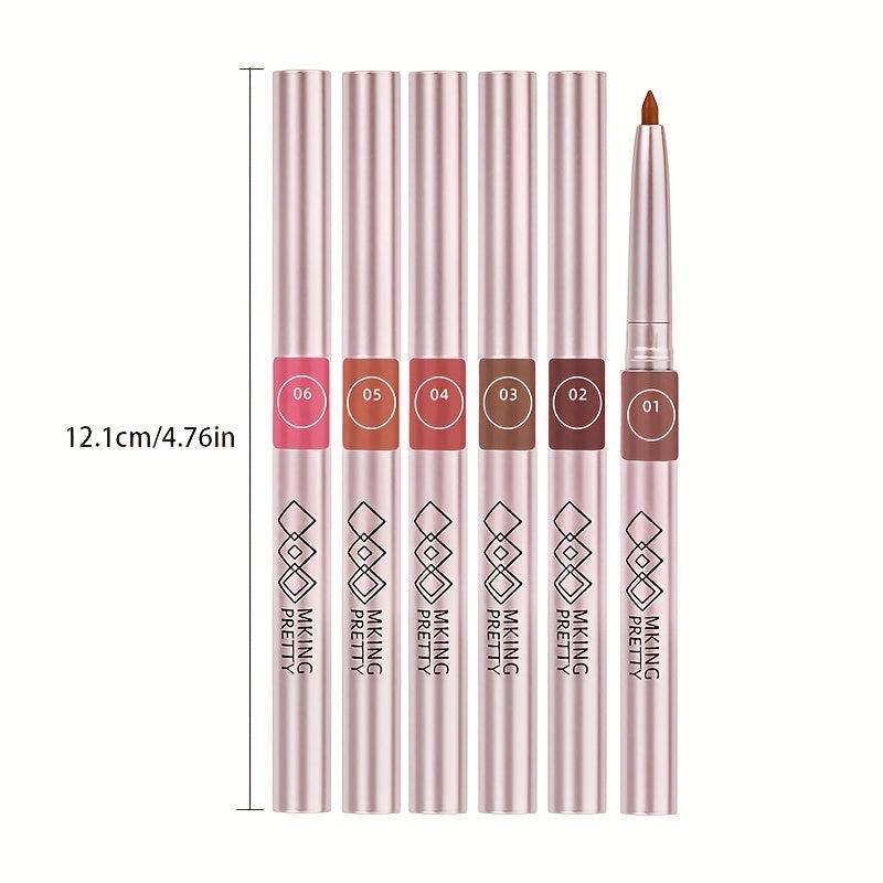 Waterproof Lip Liner Pencil Non-Smudge Red Eyeliner